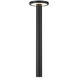 Perch 10 watt Black Outdoor Bollard